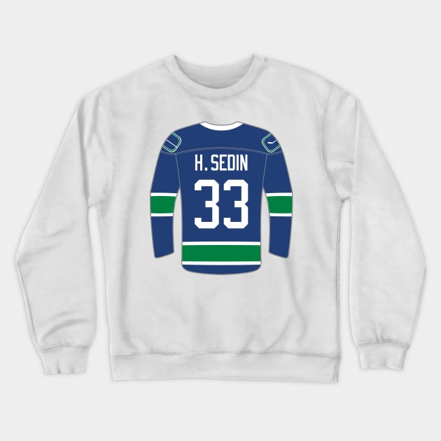 Vancouver Canucks - Henrik Sedin Crewneck Sweatshirt by swiftscuba